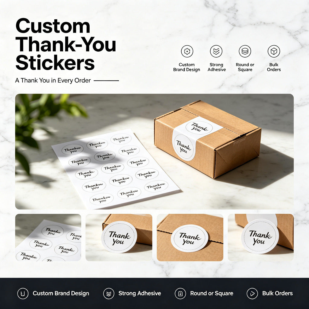 Custom Thank-You Stickers