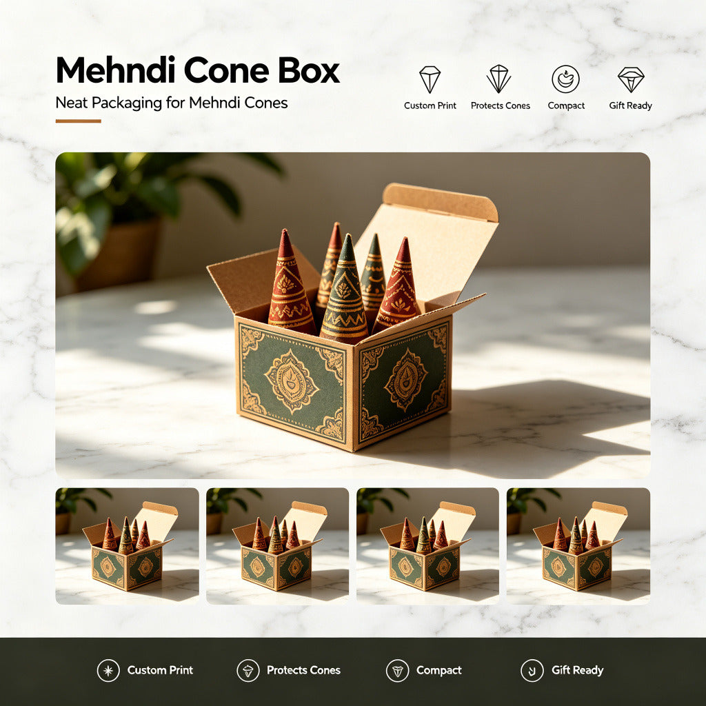 Mehndi Cone Box