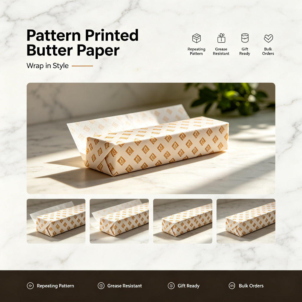 Pattern Printed Butter Paper